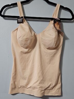 Bali Beige Seamless Shaping Camisole Lined Bra Size 36D